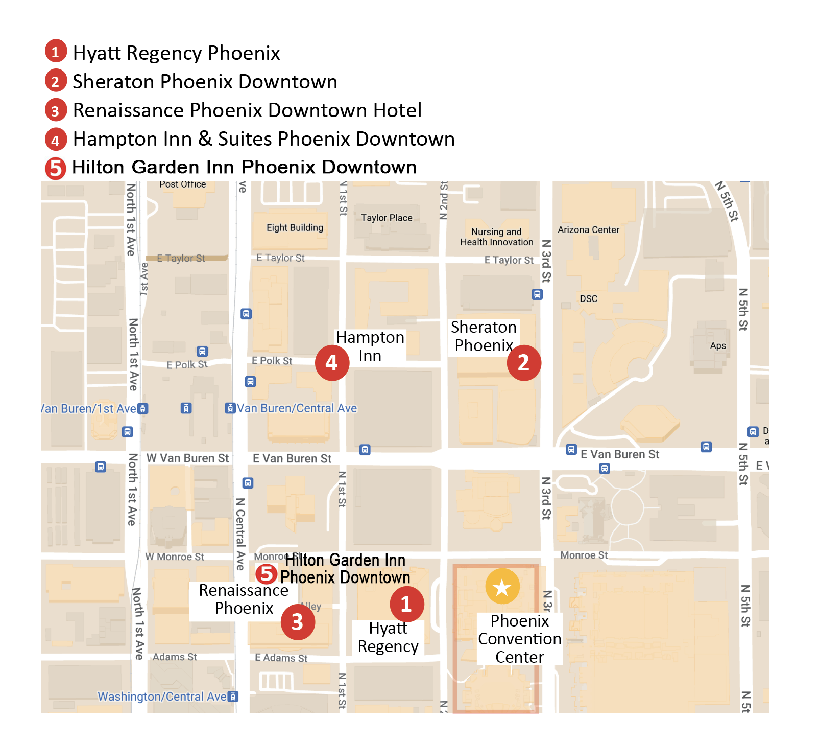 Hotel Map